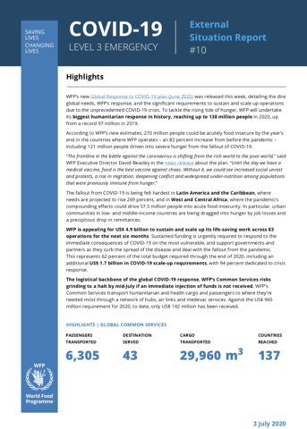 Coronavirus Disease Covid 19 Situation Reports